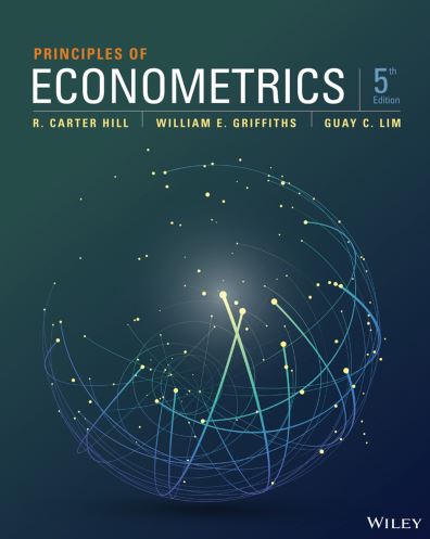 4. R.Carter Hill, William E. Griffiths, Guay C. Lim. Principles of Econometrics. 