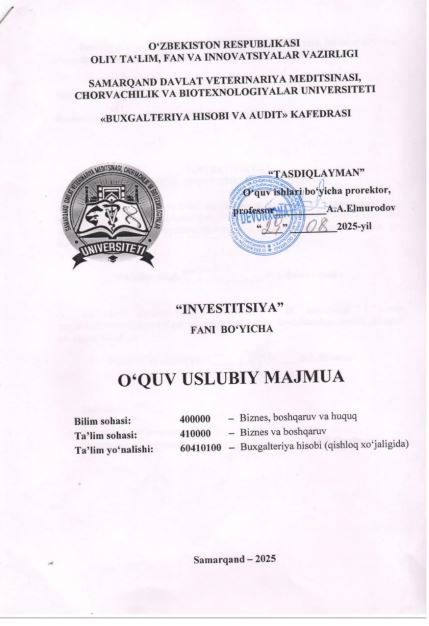 INVESTITSIYA