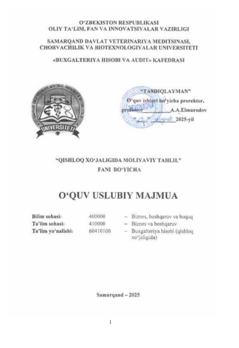BIZNESDA BUXGALTERIYA HISOBI