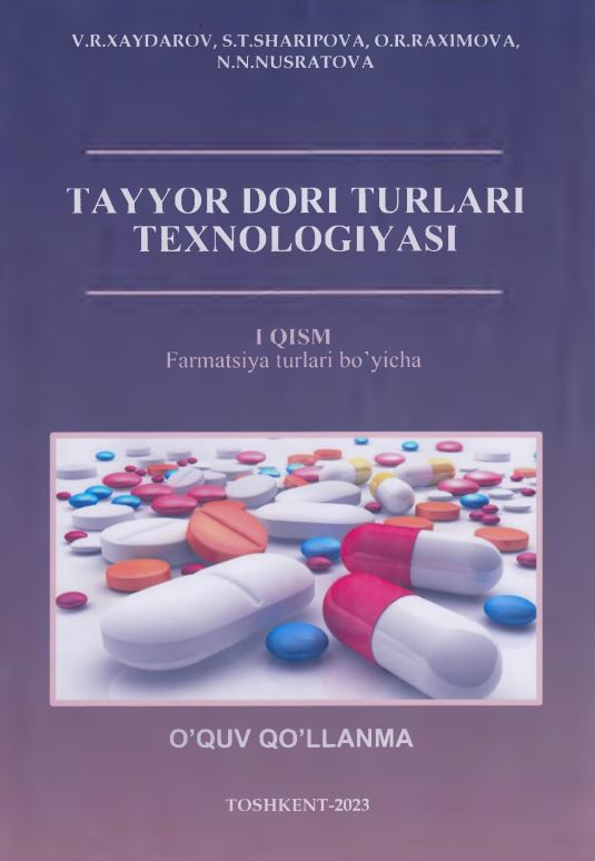 TAYYOR DORI TURLARI TEXNOLOGIYASI