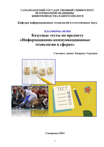 Информационно-коммуникационные  технологии в сферах