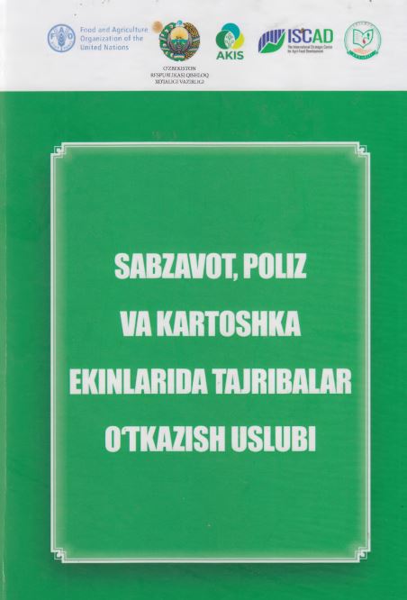 Sabzavot poliz va kartoshka ekinlarida tajribalar utkazish uslubi