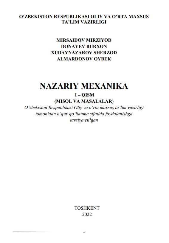 NAZARIY MEXANIKA