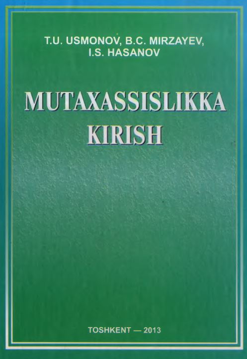 Mutaxassislikka kirish