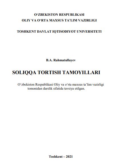SOLIQQA TORTISH TAMOYILLARI