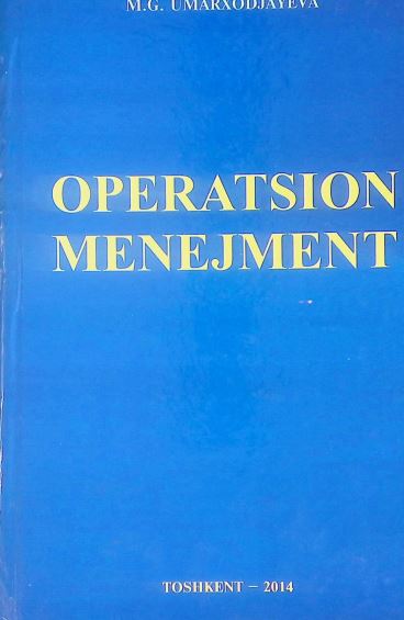 OPERATSION MENEJMENT