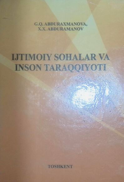 UJTIMOIY SOHALAR VA INSON TARAQQIYOTI