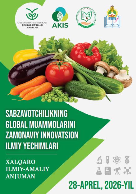 SABZAVOTCHILIKNING GLOBAL MUAMMOLARINI ZAMONAVIY INNOVATSION ILMIY YECHIMLARI