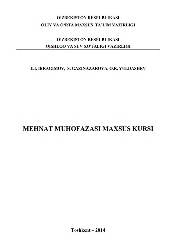 Mehnat muhofazasi maxsus kursi