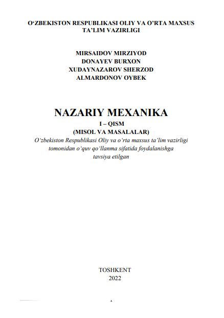 NAZARIY MEXANIKA