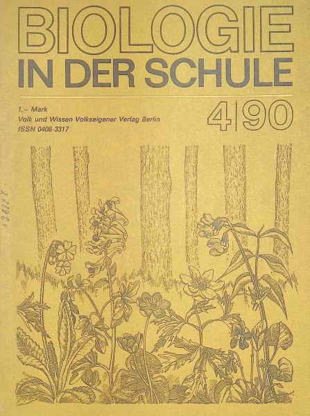 Biologie in der schule 4/90