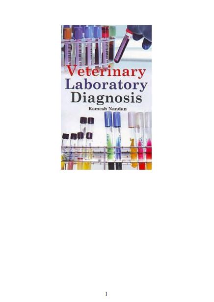 Veterinary laboratory diagnosis