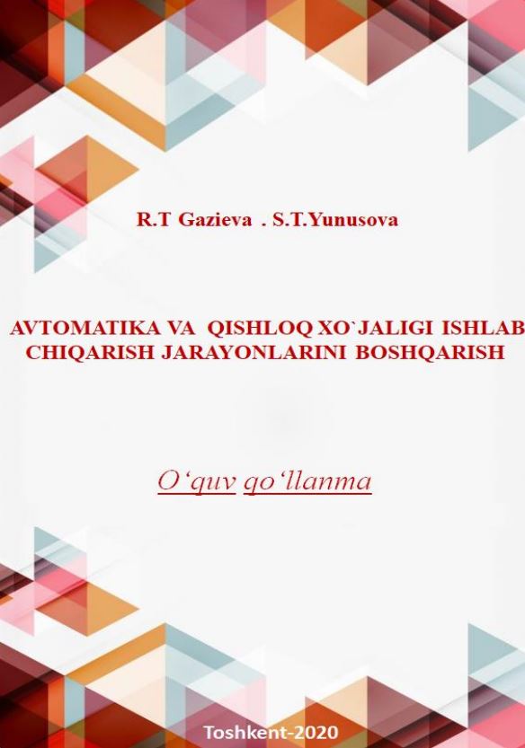 TEXNOLOGIK JARAYONLARNI NAZORAT QILISH VA AVTOMATLASHTIRISH