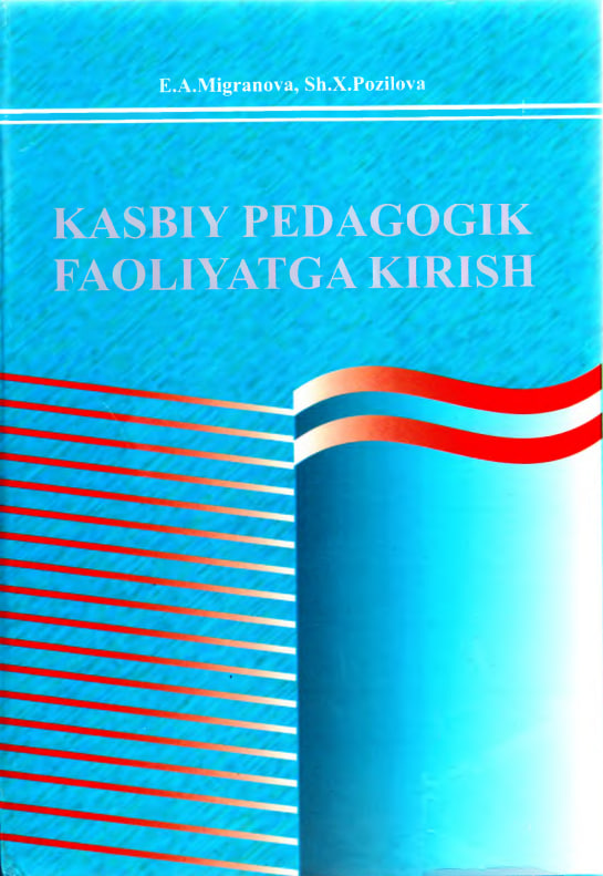 Kasbiy pedagogik faoliyatga kirish