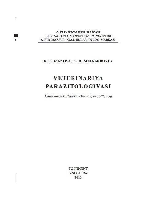 Veterinariya parazitologiyasi