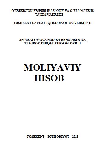 Moliyaviy hisob-2021.Abdusalomova N.B.