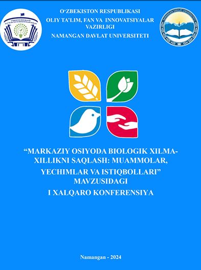Zarafshon daryosi o‘rta oqimidagi mirzaariq va qorasuv kanallari gidrobiontlarining bioxilma-xilligi va ekologik guruhlari. Boymurodov X.T. va boshq.