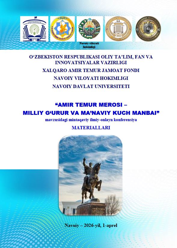 Amir Temur va Temuriylar saltanatida qishloq xo‘jaligi va hunarmandchilikning o‘zaro ta’siri. Daminov A.S./01.04.2026