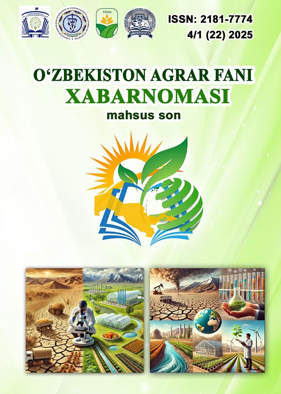 Noyob va foydali suv o’simligi suvpiyoz (butomus umbellatus l.) muhofaza qilishning zamonaviy usullari. Nurniyozov A.A., Yunusov X.B., Tashpo’latov Y.S./2025 