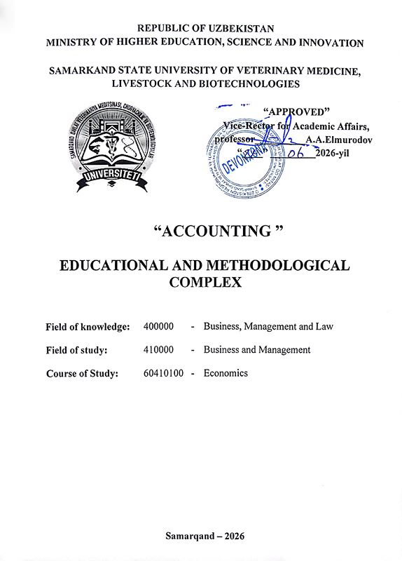 2026/27-“Accounting” subject OʻUM 3-course_economics